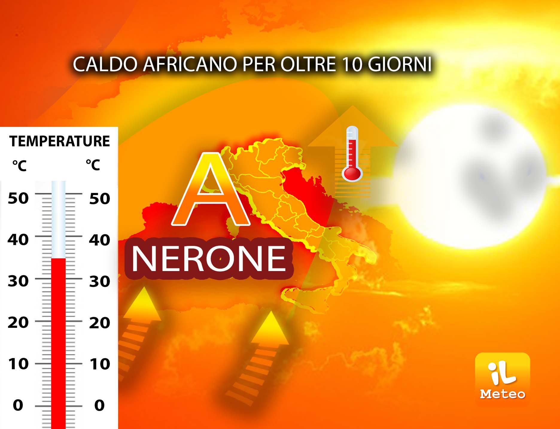 Torna l'anticiclone, caldo africano per almeno 10 giorni: il meteo di oggi