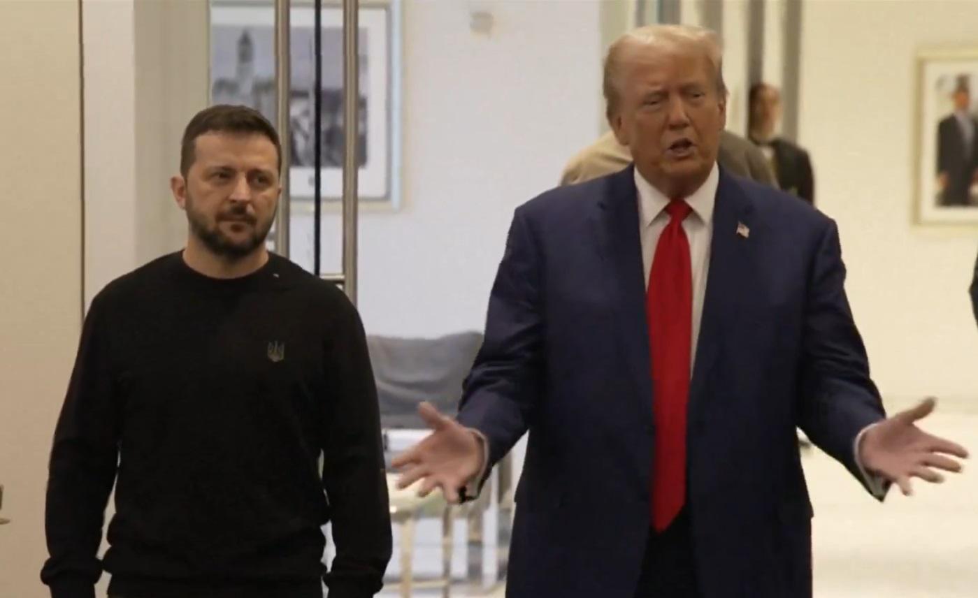 Trump incontra Zelensky: "Ho ottimi rapporti con Putin"