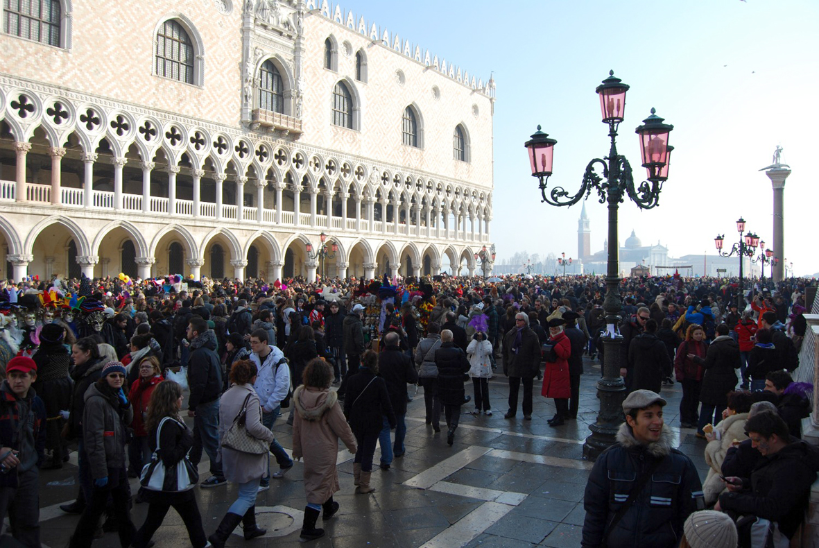 Turisti a Venezia