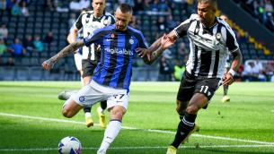 Udinese-Inter 3-1, friulani primi in classifica