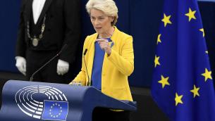 Ue, il discorso di von der Leyen sullo Stato dell'Unione