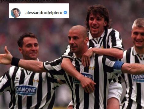 Vialli, Del Piero: "Nostro capitano, mio capitano